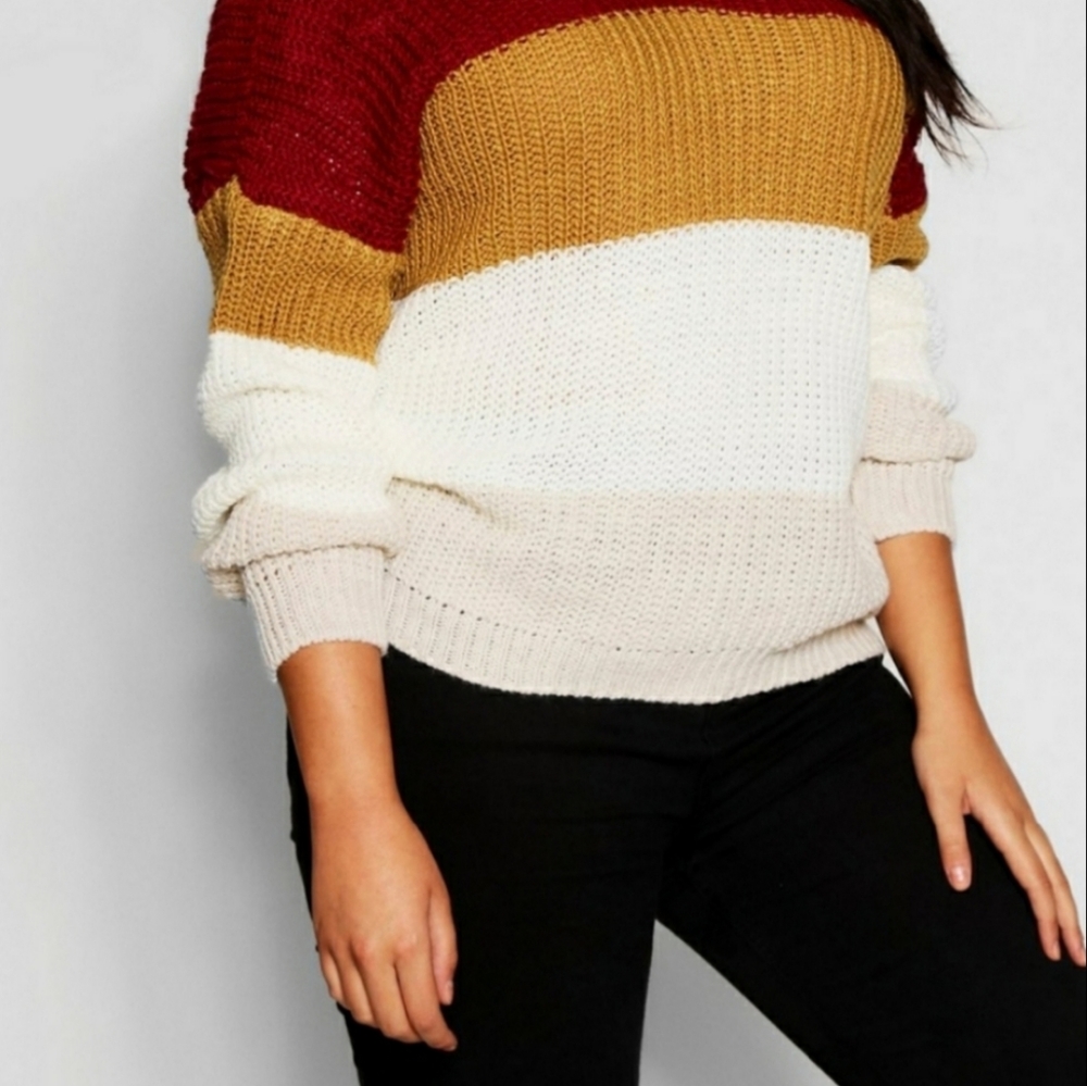 Colorblock Sweater.